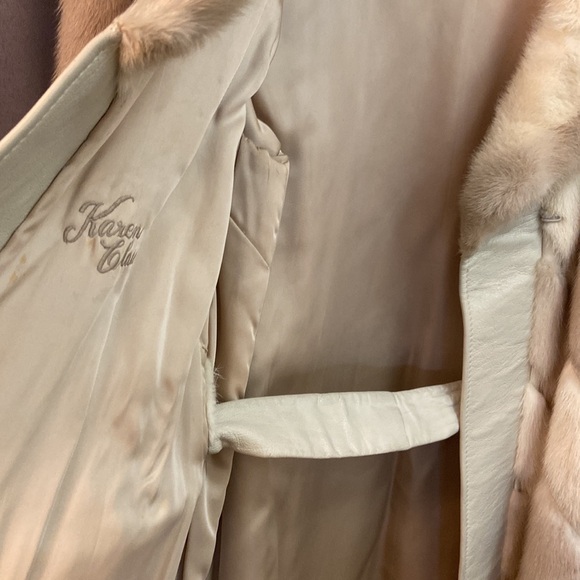 Mink And Leather Coat - Picture 6 of 11